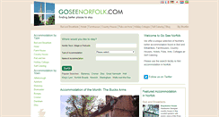 Desktop Screenshot of goseenorfolk.com