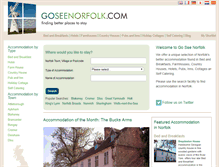 Tablet Screenshot of goseenorfolk.com